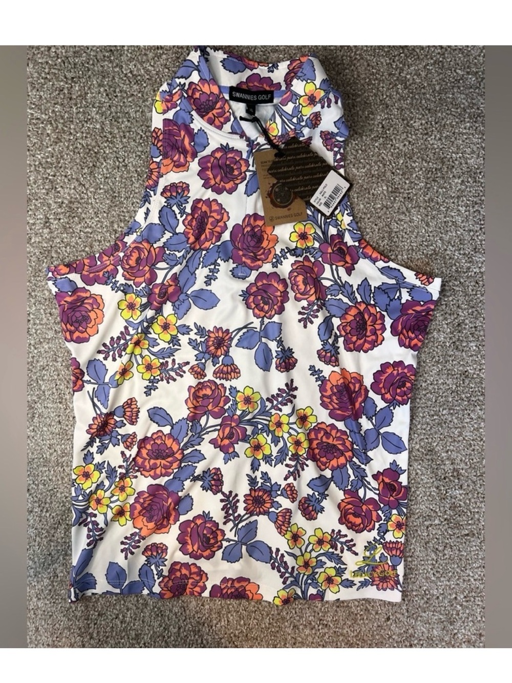Swannie’s Kalli Golf Sleeveless Top - Size XL